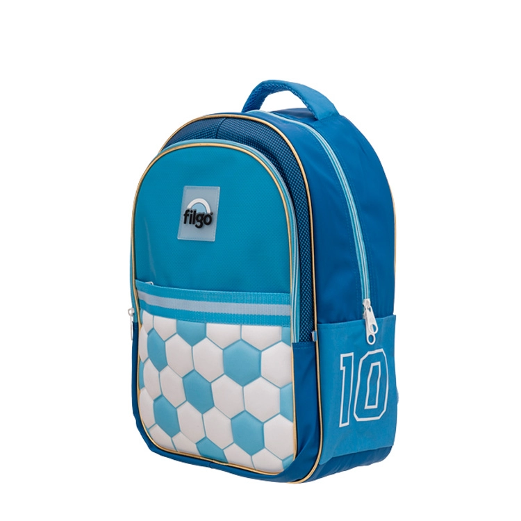 Mochila Escolar Filgo 2026 Starpak 18" Futbol Celeste Blanco Art.MO26-TST-010